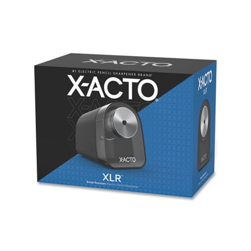 Model 1818 XLR Office Electric Pencil Sharpener AC-Powered, 3.5 x 5.5 x 4.5, Black/Silver/Smoke