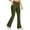 Army Green, variant on iHPH7 Flare Yoga Pants with Pockets, Bootcut Athleisure Seamless Tummy Control Leggings for Women Workout, Pilates, Gym Blue 2 L