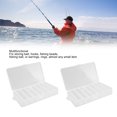 thumbnail image 3 of Fishing Lure Tackle Box, Plastic Triangular Groove Fishing Tackle Organizer Box  For Hooks, 3 of 8