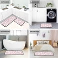 thumbnail image 6 of SKYSONIC Pink Cute Ghost Kitchen Mats Halloween Pattern Floor Runner Rug Set of 2 Anti Fatigue Non Slip Comfort Mat for Living Room Laundry Room Hallway Holiday Home Decor, 6 of 7