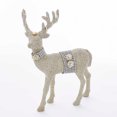 thumbnail image 2 of Kurt Adler 12.5-Inch Vintage Glamour Glitter Deer Tabletop, 2 of 2