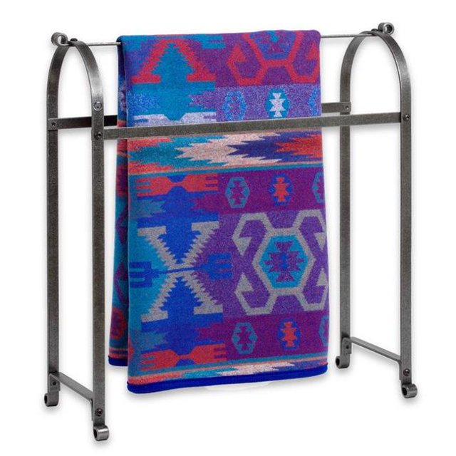 Enclume Design Products QR1 HS Quilt Rack, Hammered Steel