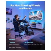 Racing Wheel Stand, Adjustable Foldable Simulator Cockpit for Logitech G29 G27 G920 G923, Thrustmaster T300 T248, Compatible with Pedals - Gaming Accessories