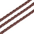 thumbnail image 4 of SNNROO 1Roll 21.9 Yards Genuine Round Leather String Cord 3mm Rope for Saddle Brown Leather String Cord for Making Necklaces Bracelets Braiding Wraps Crafts and Hobby Projects, 4 of 4