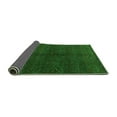 thumbnail image 2 of Ahgly Company Indoor Round Abstract Green Modern Area Rugs, 5' Round, 2 of 4