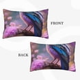 thumbnail image 4 of Fotbe Beautiful Flower Blue Bird Pillow Cases - Envelope Closure - Luxury, Extra Soft, Cooling Pillow Covers - Wrinkle, Fade, Stain Resistant-16"x24", 4 of 8