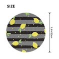 thumbnail image 3 of Disketp Lemon Small Mouse Pad 7.9x7.9 Inches,Washable Round Mousepad For Office Laptop Computer,Non-Slip Rubber Base Mouse Pads For Wireless Mouse, 3 of 9