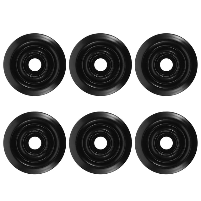 unbranded 6Ud Retenedor De Cuerdas Para Bajo Color Negro Con Guía Metálica Para