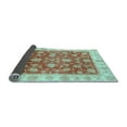 thumbnail image 2 of Ahgly Company Indoor Rectangle Oriental Light Blue Traditional Area Rugs, 4' x 6', 2 of 4