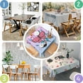 thumbnail image 4 of Butterfly Square Tablecloth 42x42in-Waterproof Polyester Printed Table Cover, Wrinkle Resistant & Washable for Kitchen Dining Picnic Party Decor, Buffet Table, Holiday Party, Dinner, Wedding, 4 of 6