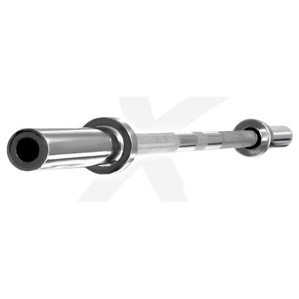 7 ft. Chrome Olympic Bar with Ball Bearings and 400 lb. Weight Capacity