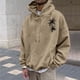 thumbnail image 1 of Sudadera con capucha para hombre, sudadera con capucha con letras estampadas, jersey de manga larga, sudadera con capucha para hombre, abrigo de poliéster, 1 of 4