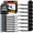 Black, variant on XSTRAP STANDARD Ratchet Tie Down Straps 8PK 1'' x 10 ft - 900 LB Break Strength Cargo Straps for Moving Appliances, Lawn Equipment, Motorcycle (Black)