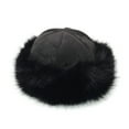 thumbnail image 2 of Ludlz Men Women Winter Suede Fluffy Beanie Warm Thick Hat Snow Cap Stretch Cossack Russion Style Cap, 2 of 4