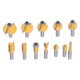 thumbnail image 4 of Brocas de enrutador para carpintería, 12 piezas de brocas de enrutador de 8 mm Juego de brocas de enrutador de vástago Tecnología de vanguardia VoborMX herramienta, 4 of 8