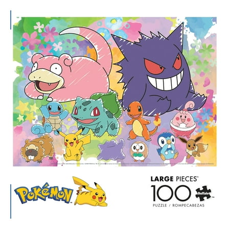 Buffalo Games Pokemon 100-Piece 15 x 11-inch Interlocking Jigsaw Puzzle for Children Ages 6 
