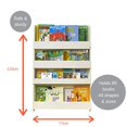 thumbnail image 5 of Paperflow USA BC-SWNL The Tidy Books Kids Bookshelf, Ivory, 5 of 5