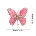 thumbnail image 3 of NWOKYZGH 1Pc Butterfly Clips Christmas Ornaments Small Cute Christmas Tree Decorations for Indoor Outdoor Unique Holiday Decor Christmas Party Home Decorations, 3 of 6