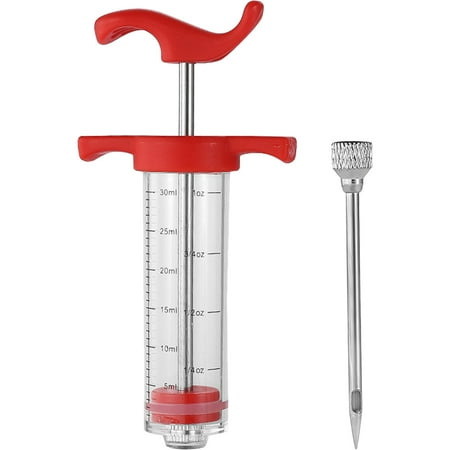 

1 Set of Meat Injector Stainless Steel Turkey Injector Marinade Injector for Meat Kitchen Supplies