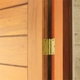 thumbnail image 6 of Design House 9-Pack Satin Brass Interior Door Hinges ? 3.5-inch x 3.5-inch ? Square Corner Radius Steel Door Hinge  ? Fits Standard Doors ?   185983, 6 of 6