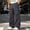 Dark Gray, variant on Men's Wide Leg Cargo Pants Elastic Waist Drawstring Multi Zip Pockets Polyester Blend Streetwear Urban Fall Winter Casual Utility Work Trousers Comfortable Pants for Men