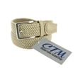 thumbnail image 3 of CTM  Elastic Braided Stretch Belt with Silver Buckle (Men Big & Tall), 3 of 4