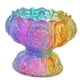 thumbnail image 1 of Candelabro de pilar, soporte para lámpara de ghee, soporte para velas de aceite de vidrio, porta velas de té con flores para centros de mesa, 78 x 7 cm, 1 of 9