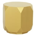 thumbnail image 2 of Pasargad Home Noho Collection Side Table, Wood Finish End Table for Living Room, Home Office, Gold, 2 of 5