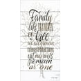 thumbnail image 2 of Jacobs, Cindy 14x24 White Modern Wood Framed Museum Art Print Titled - Family, 2 of 4