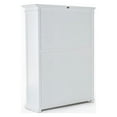 thumbnail image 4 of Bookcase with 5 Shelves Halifax Solid Wood in White, 4 of 5