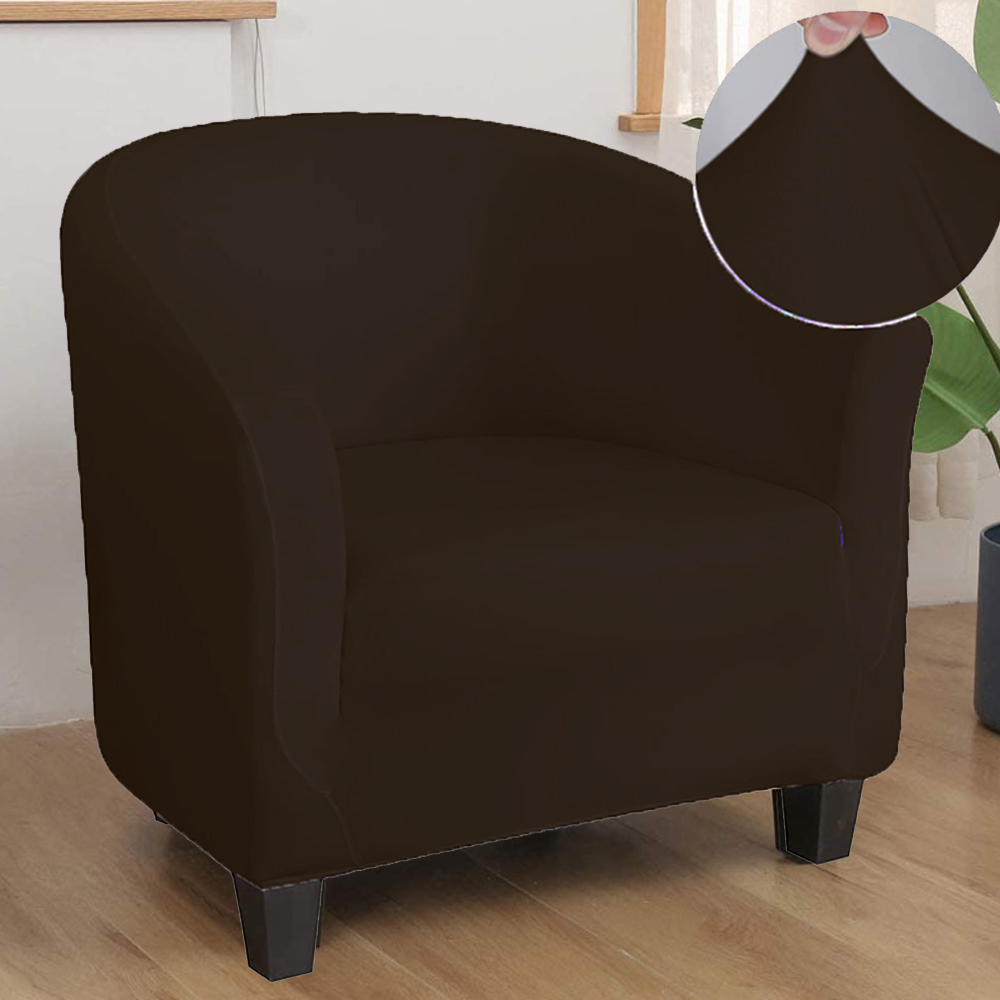 JTWEB Club Chair Slipcover Stretch Armchair Covers Tub Chair Covers Washable Sofa Cover Couch
