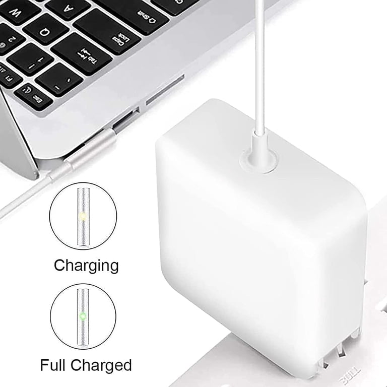 Chargeur 45W Pour MacBook Air – Compatible Modèles 11" Et 13" 2012-2017 – T-Tip, Avec Voyant De Charge
