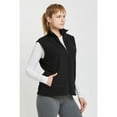 thumbnail image 3 of DailyWear Womens Full-Zip Plush Polar Fleece Vest Black, 3Xlarge, 3 of 4