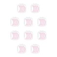 thumbnail image 1 of Guardurnaity Recambios para rizador de pestañas Buena elasticidad No es fácil de romper Mano de obra fina Reemplace la tira adhesiva Jade Pink rosa jade (cuatro) 10piezas, 1 of 3