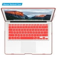 thumbnail image 6 of IBENZER Compatible with MacBook Air 11 Inch Case A1370 A1465, Hard Shell Case with Keyboard Cover & Screen Protector for Mac Air 11, Red, W-A11-RD+1, 6 of 10