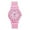 PK, variant on QIPOPIQ Women's Quartz Watch Transparent Color Plastic PVC Strap Dial Ladies Fashion Quartz Watch Gift for Women