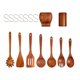 thumbnail image 1 of Juego de Utensilios de Cocina Cuchara de Madera Herramienta de Cocina para Sartén Antiadherente Cucharas de Cocina de Madera y Vajilla de Madera Barriles, 1 of 5