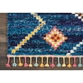 thumbnail image 5 of Nourison Moroccan Casbah Shag Navy 5'3" x 7'9" Area Rug, (5x8), 5 of 8