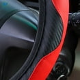thumbnail image 5 of Deago Car Steering Wheel Covers Black Red - Auto Women Men Universal 15 Inch Sports Design Non-Slip Leather for Truck SUV Accessories, 5 of 7
