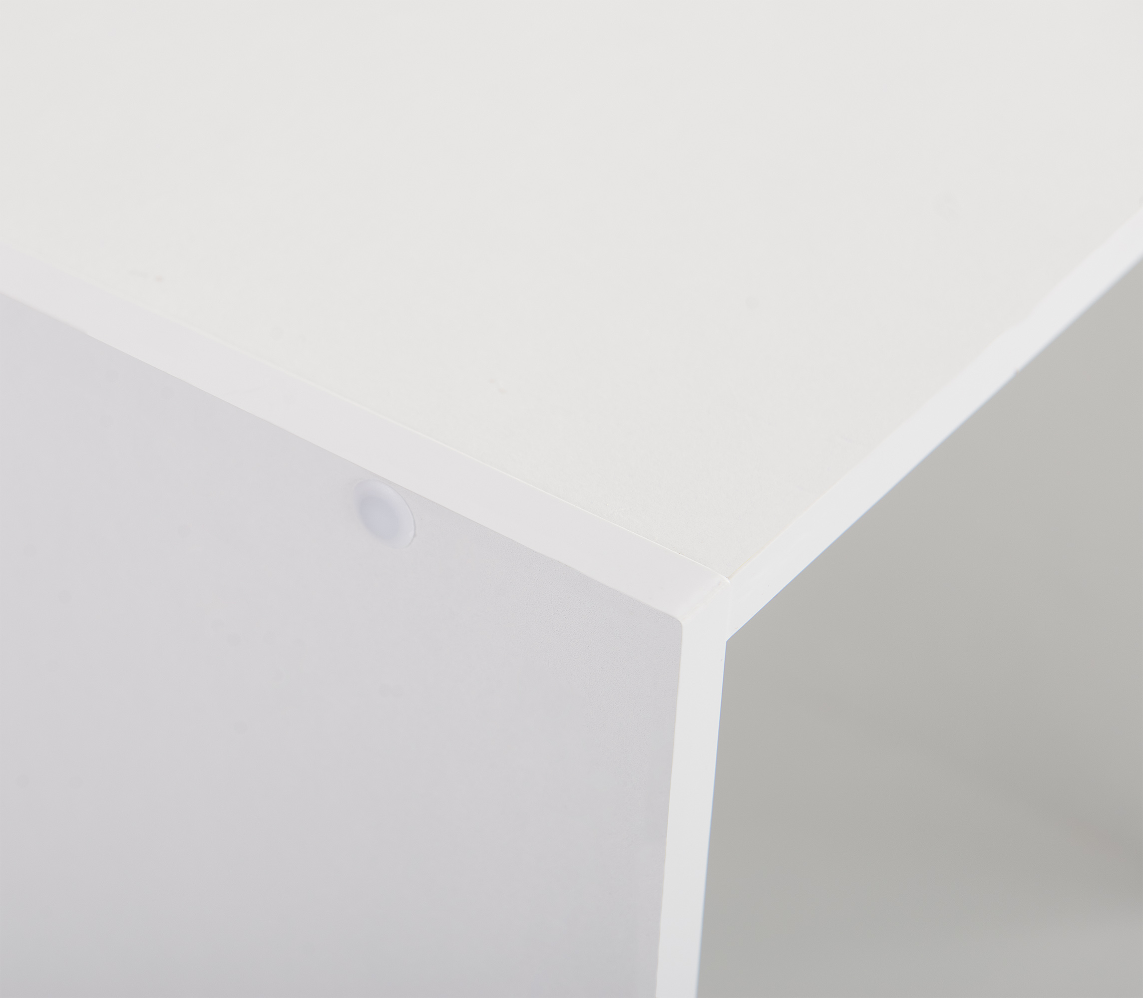 Mainstays 4-Cube Storage Organizer Bookcase, White photo 6