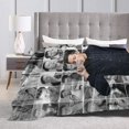 thumbnail image 6 of Bill Skarsgard Blanket Anti-pilling Throw Blanket Plush Blanket Lightweight & Ultra-soft, Warm & Comfy Flannel Fleece Blanket for Couch, Bed, Sofa, 60x80, 6 of 6
