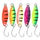 thumbnail image 3 of Señuelos duros de metal NikouMX 5 piezas de colores de trucha Walleye cebo de cuchara, 3 of 8