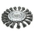 thumbnail image 1 of Labymos Knotted Bench Steel Wire Brush Deburring Derusting Angle Grinder Cleaner Accessories Rust Removal Wheel, 1 of 8