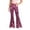 Q-Hot Pink, variant on LRen Flare Leg Stretchy Pants Girls Flare Dress Pants High Waist Cute Y2k Stretch Button Pockets Casual Trousers for Tween Girls Age 5-6 Years