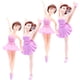 thumbnail image 2 of KAKOWELY 4 piezas de bailarina para cupcakes, decoración para tarta de bailarina, adorno de ballet, 2 of 5