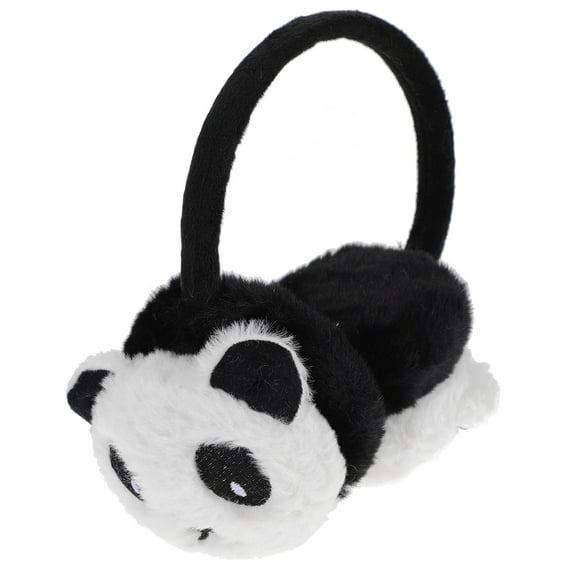 ULTNICE 1 Pc Winter Ear For Kids Panda Plush Round Style