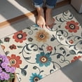 thumbnail image 4 of Pioneer Flower Floral Print Pattern Door Rugs,Washable Non Slip Door Mats Indoor,Decorative Door Mats,Entry Mat Indoor for Entrance,Bedroom,Kitchen,Bathroom,20"x32", 4 of 6