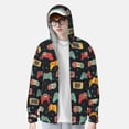thumbnail image 4 of Sigee Retro Video Game Print UPF50+ Men's Sun Protection Hoodie Shirt SPF UV Shirt Long Sleeve Fishing Outdoor Lightweight, S-3XL, 4 of 9
