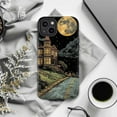 thumbnail image 5 of Haunted House Under Full Moon Dual Layer Phone Case for iPhone 16 15 14 13 12 11 Pro Plus Mini – Spooky Night Aesthetic Phone Cover Gift, 5 of 6