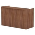 thumbnail image 5 of Alera Valencia Series Reception Desk with Transaction Counter, 71" x 35.5" x 42.5", Modern Walnut, 5 of 5